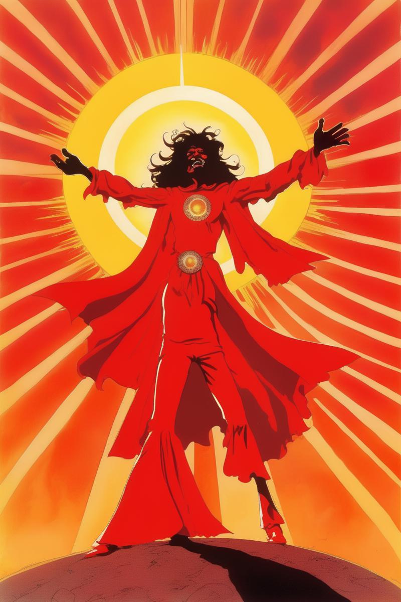 00177-3653004585-_lora_Ralph Bakshi Style_1_Ralph Bakshi Style - red wizard disco dancing in front of the sun in the style of ralph bakshi.png